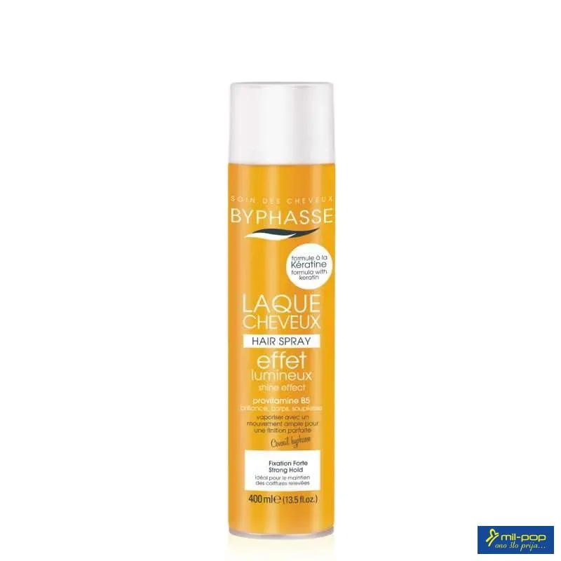 BYPHASSE LAK ZA KOSU SHINE STRONG 400ML 