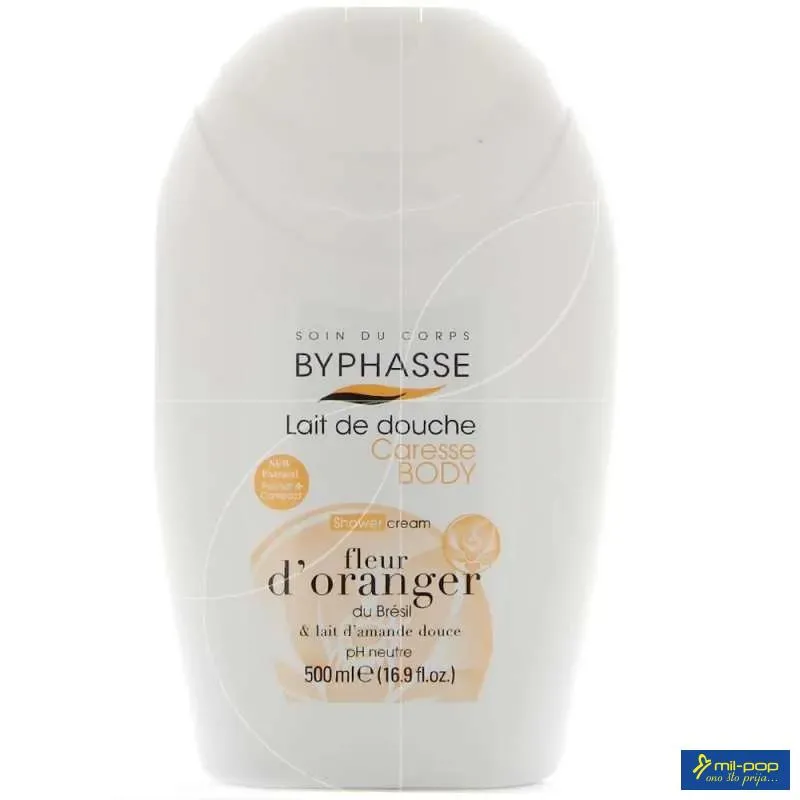 BYPHASSE KREMA ZA TUŠIRANJE ORANGE BLOOSOM AND SWEET ALMOND MILK 500ML