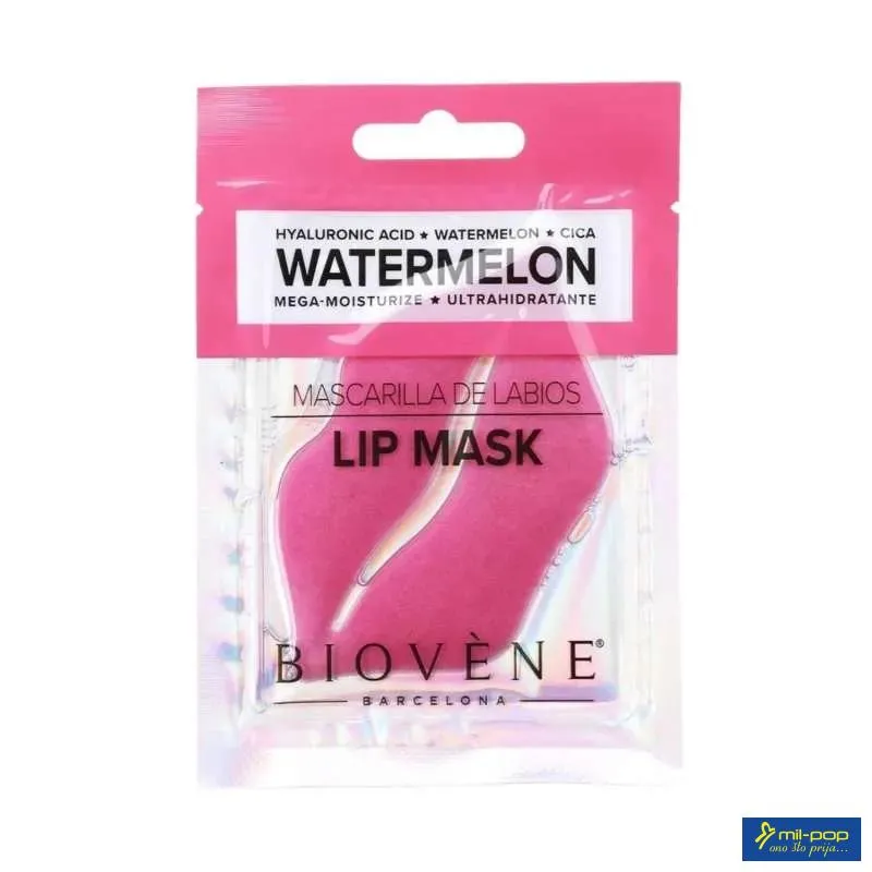 BIOVENE MASKA ZA USNE HYALURONIC ACID&CICA WATERMELON