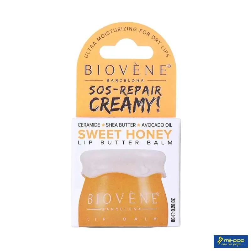 BIOVENE LIP BUTTER BALM SOS -REPAIR ULTRA MOISTURIZING HONEY+CERAMIDE