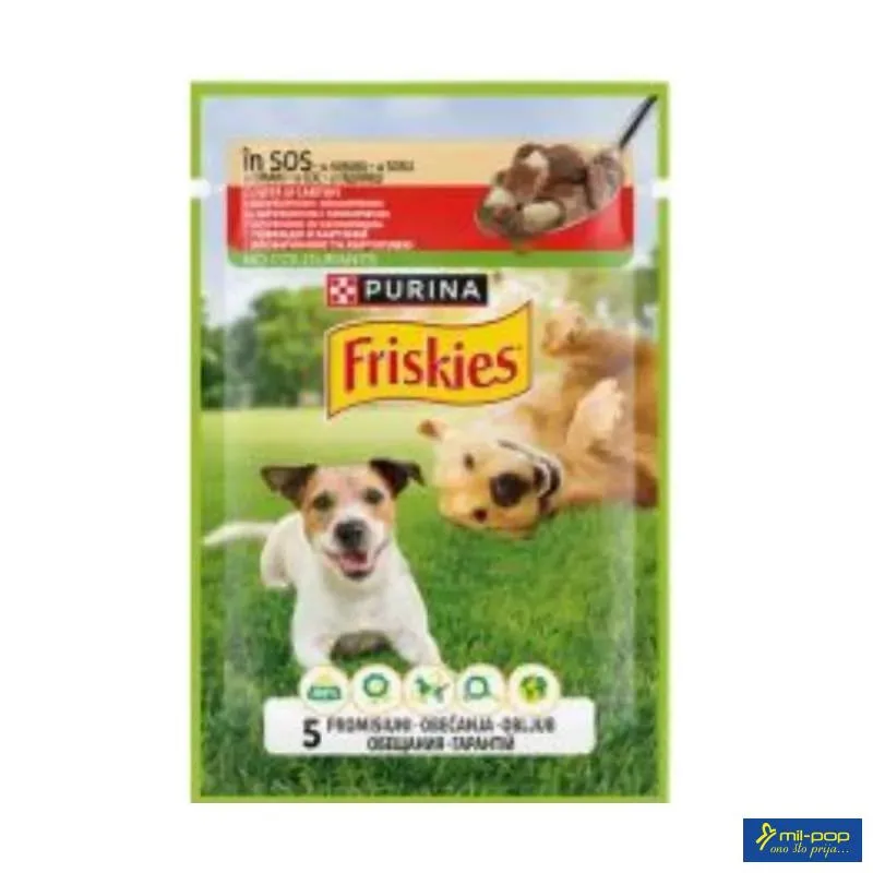 FRISKIES ADULT DOG CIJ BF&CRT 26X85G 