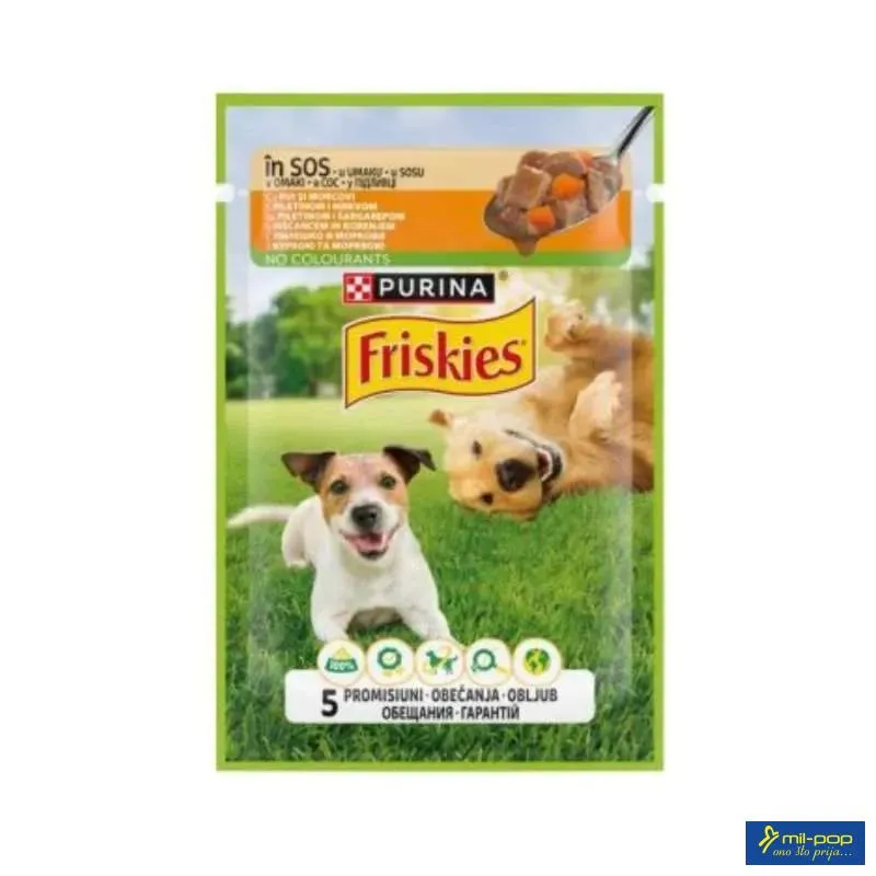 FRISKIES ADULT DOG CIG CHKN&CRT 26X85G 