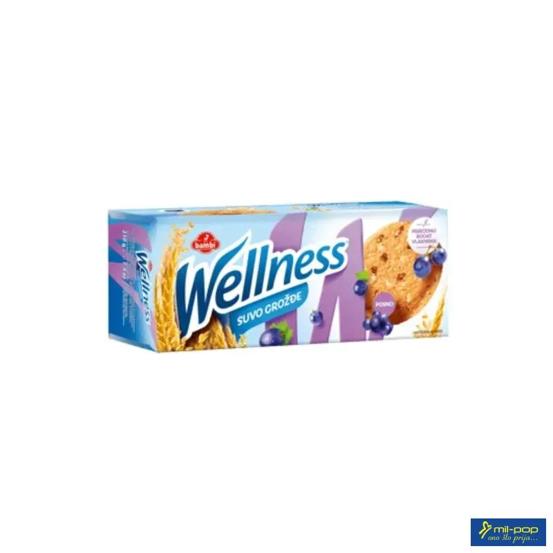 WELLNESS INTEGRALNI KEKS SUVO GROŽĐE 210 GR 