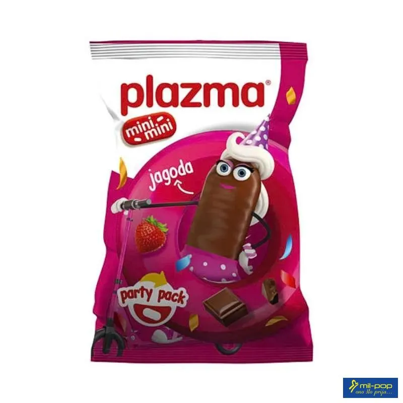 PLAZMA MINI MINI ČOKO JAGODA MILKSHAKE 170 GR 