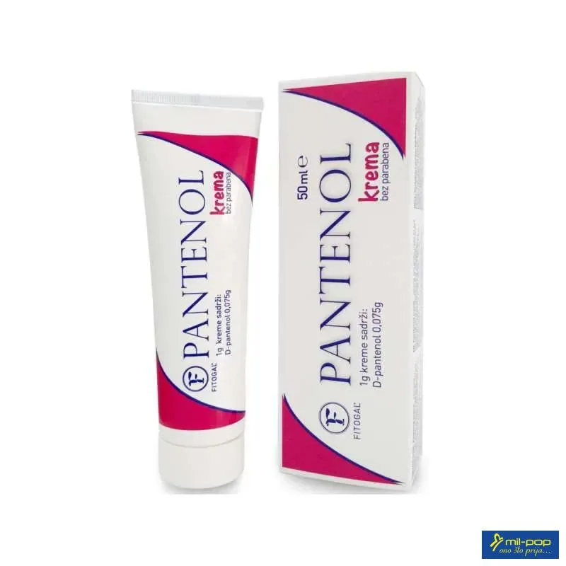 PANTENOL KREMA 50ML NOVO