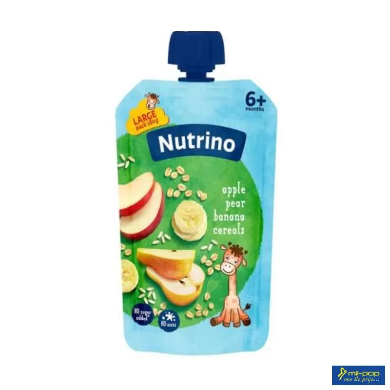 NUTRINO JABUKA KRUŠKA BANANA ŽITARICA 180G 