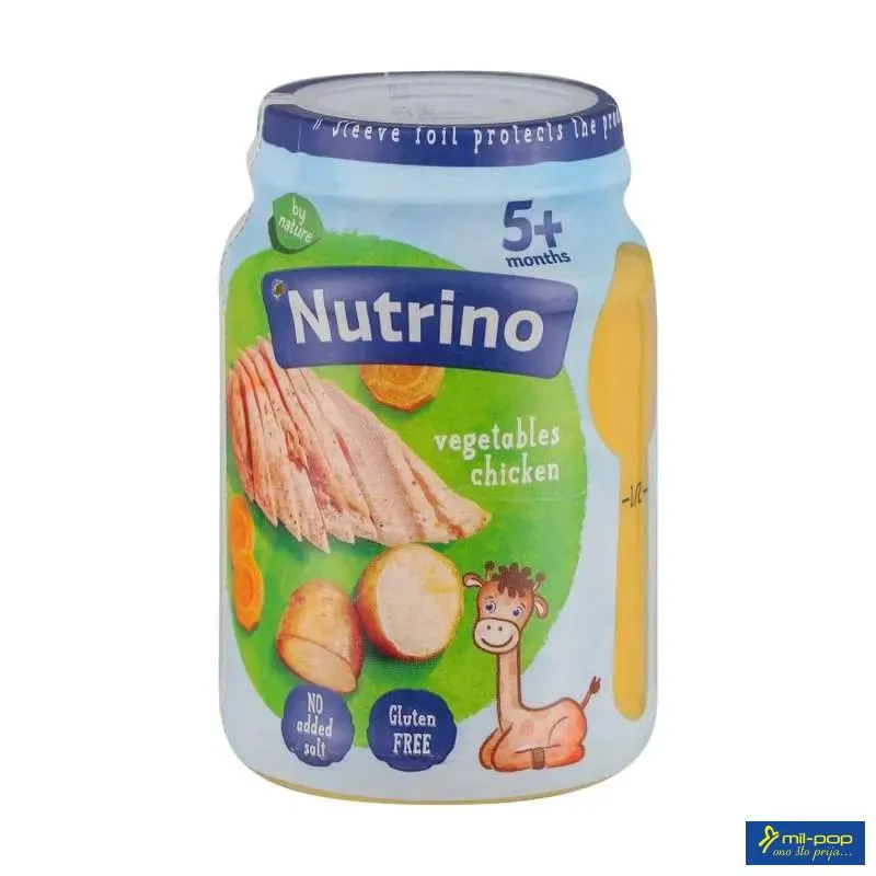 NUTRINO KAŠICA POVRĆE SA PILETINOM 190G 