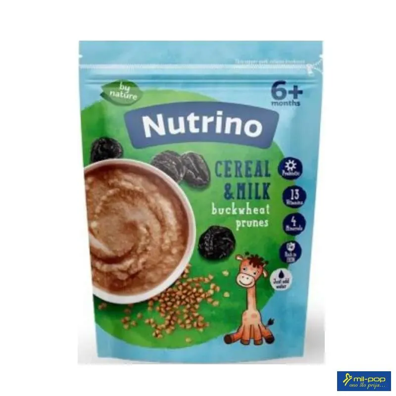 NUTRINO MLEČNA KAŠA HELJDA SUVA ŠLJIVA200G 