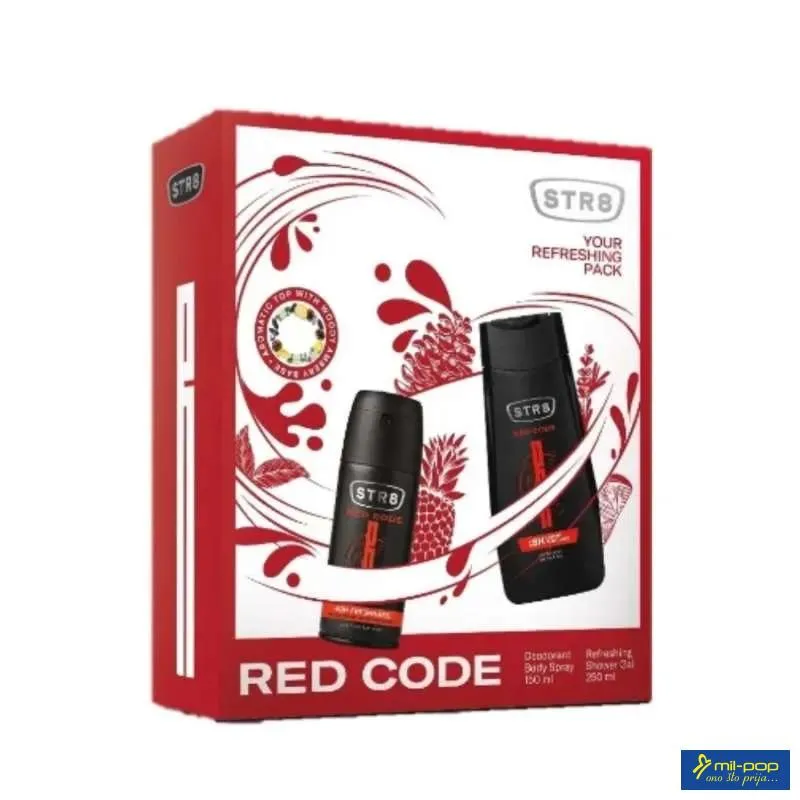 STR8 SET DEO+SG RED CODE 