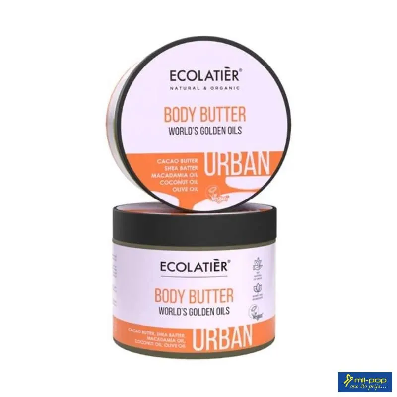 ECOLATIER URB MASLAC ZA TIJELO WORLDS GOLDEN OILS380 ML 