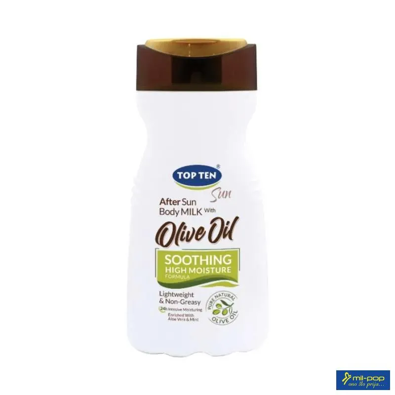 TOP TEN OLIVE OIL AFTER SUN MILK B5 200ML