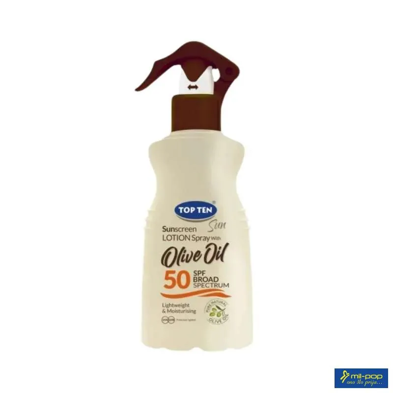 TOP TEN OLIVE SUN CARE LOTION SPF 50