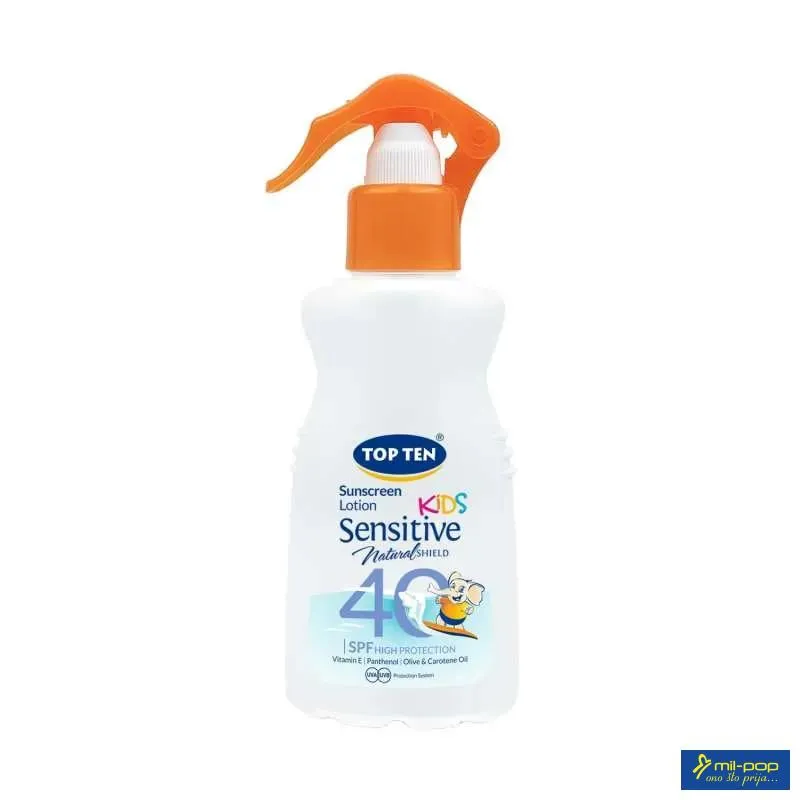 TOP TEN KIDS SENSITIVE LOTION SPF 40-SPRAY
