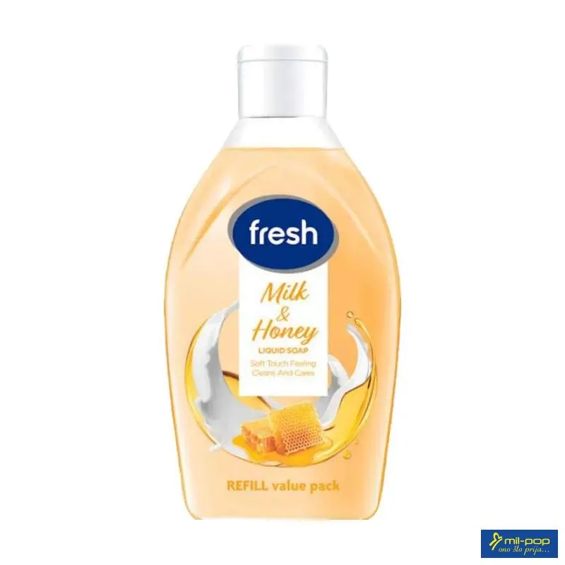 FRESH TEČNI SAPUN 1000 ML MED & MLIJEKO 