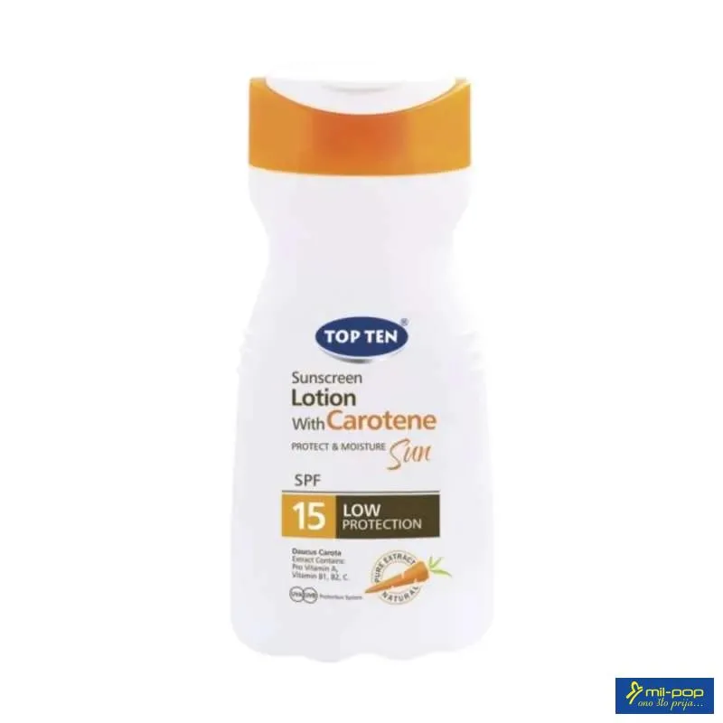 TOP TEN CARROTEN LOSION SPF15 200ML