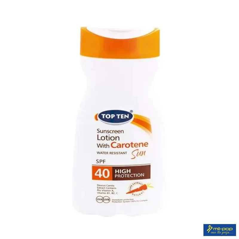 TOP TEN CAROT. SUN LOSION SPF 40 200ML