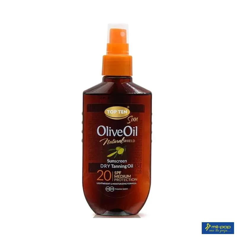 TOP TEN OLIVE SUN CARE OIL SPRAY SPF 20 