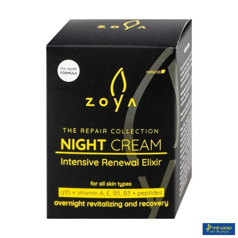 ZOYA NIGHT CREAM INTESIVE RENEWAL ELIXIR 50ML 