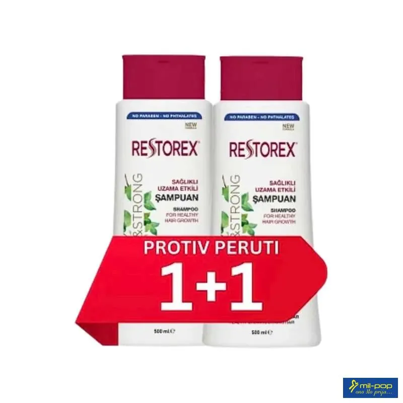 RESTOREX ŠAMPON PROTIV PERUTI 500ML - 1+1 