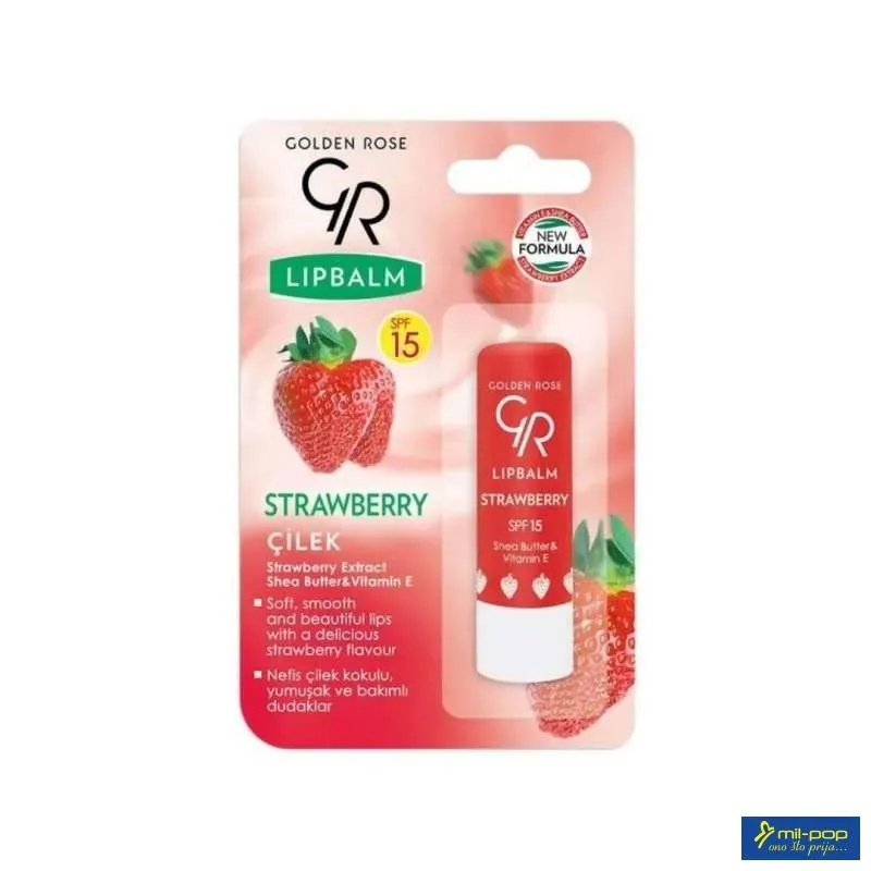 GOLDEN ROSE LIP PROTECTOR  STRAWBERRY 4G 