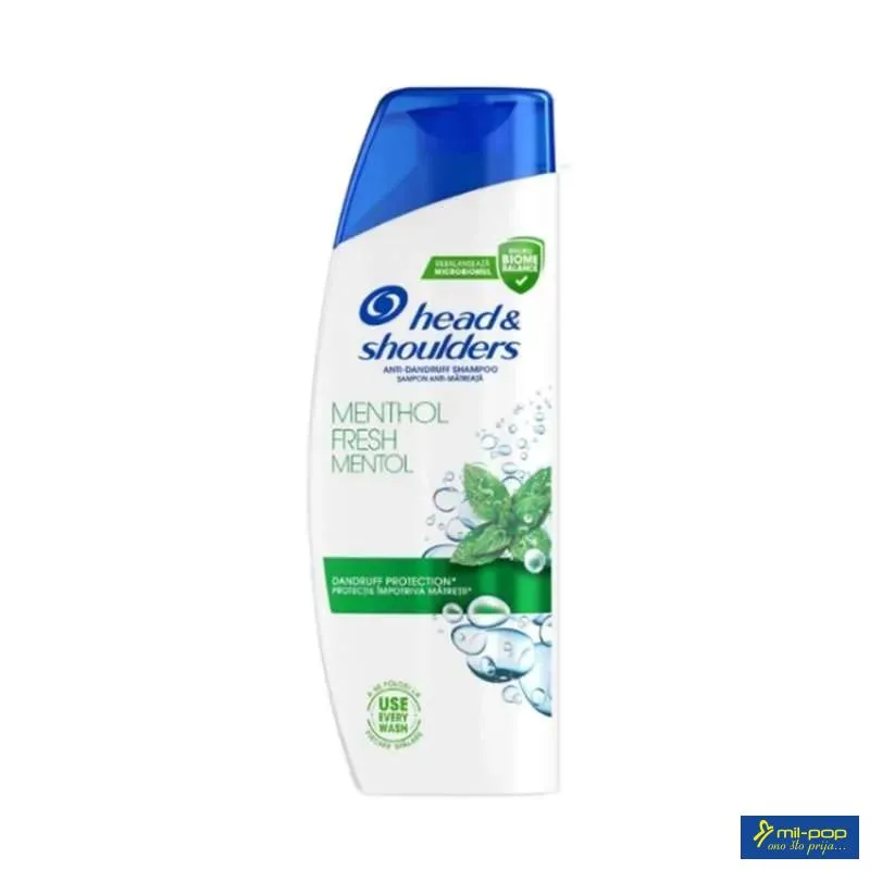HEAD&SHOULDERS ŠAMPON MENTHOL 330ML 
