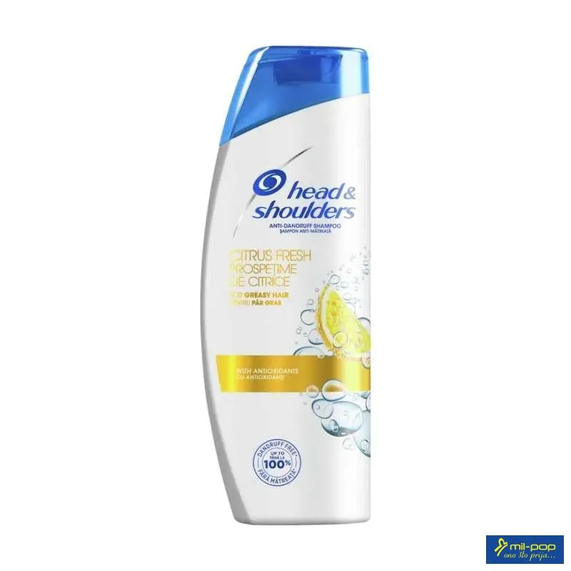 HEAD&SHOULDERS ŠAMPON CITRUS 330ML
