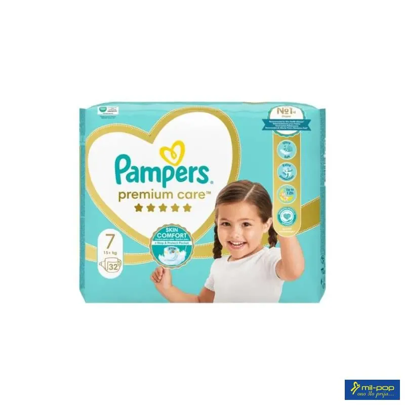 PAMPERS PELENE PREMIUM VP 7 32 KOM 