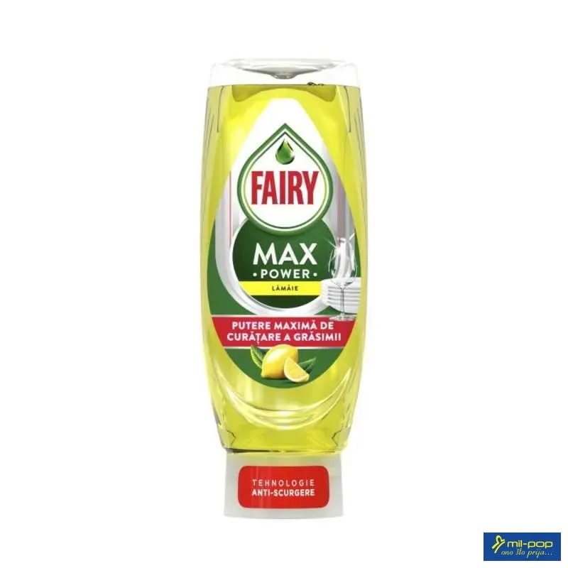 FAIRY TEČNOST ZA PRANJE SUĐA MAX POWER LEMON 545 ML 