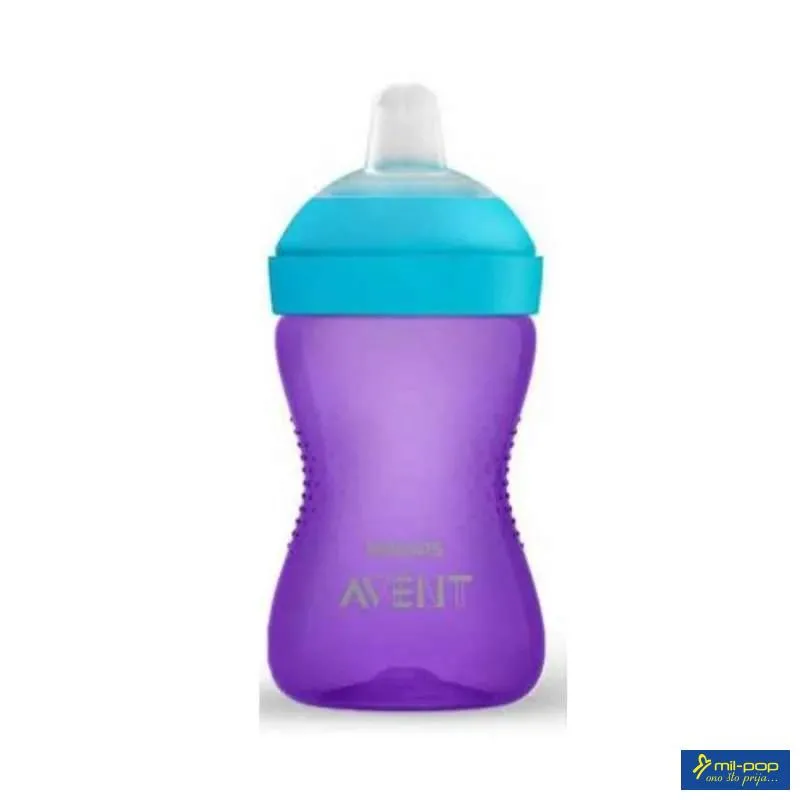 ŠOLJA ZA BEBE SA MEKIM NASTAVKOM PURPLE 