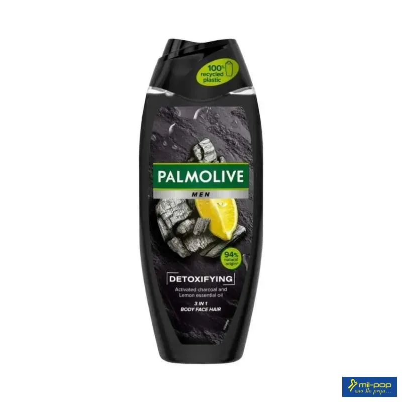 PALMOLIVE GEL ZA TUSIRANJE  MEN DETOX CHARCOAL 500ML 