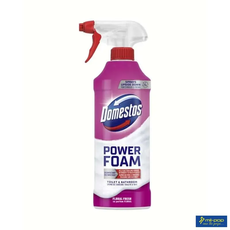 DOMESTOS POWER FOAM FLORAL FRESH 435ML 