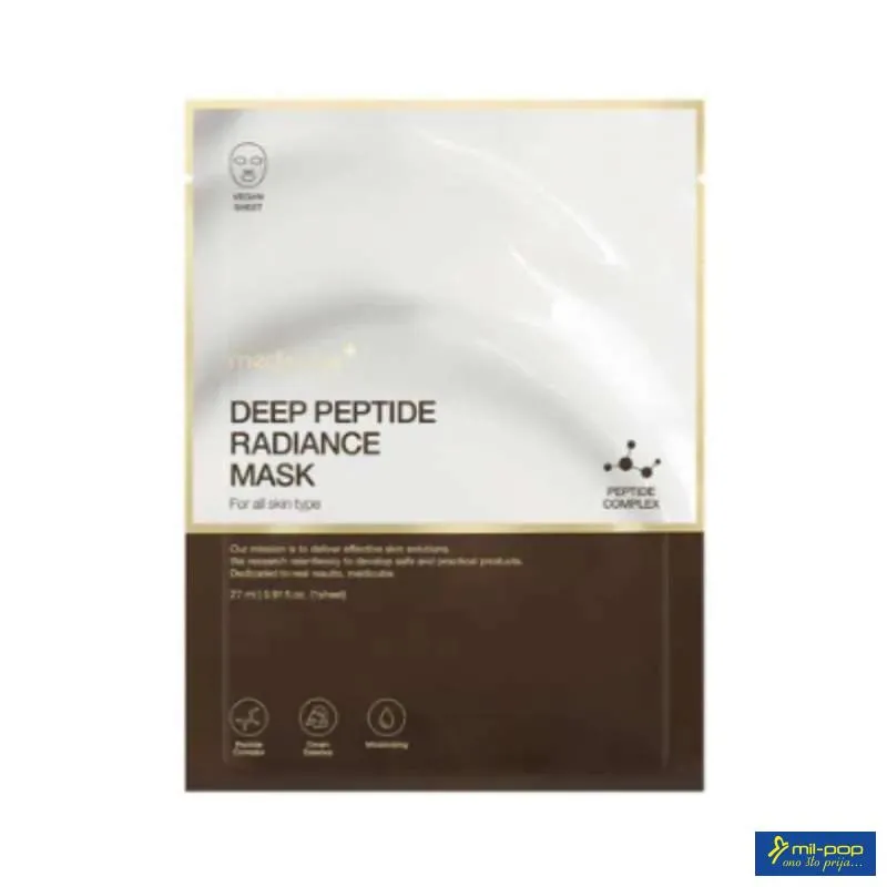 MEDICUBE DEEP PEPTIDE RADIANCE MASK 27ML 