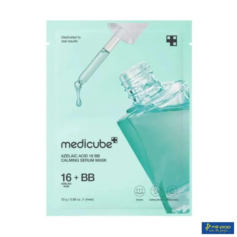 MEDICUBE AZELAIC ACID 16BB CALMING SERUM MASK 