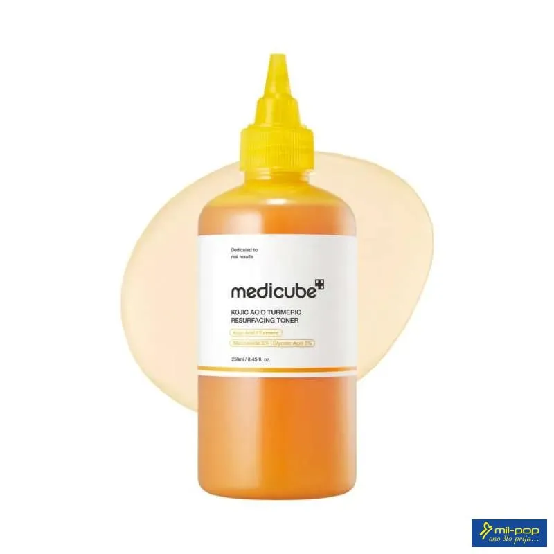 MEDICUBE KOJIC ACID TURMERIC TONER FOR FACE&BODY 200ML 