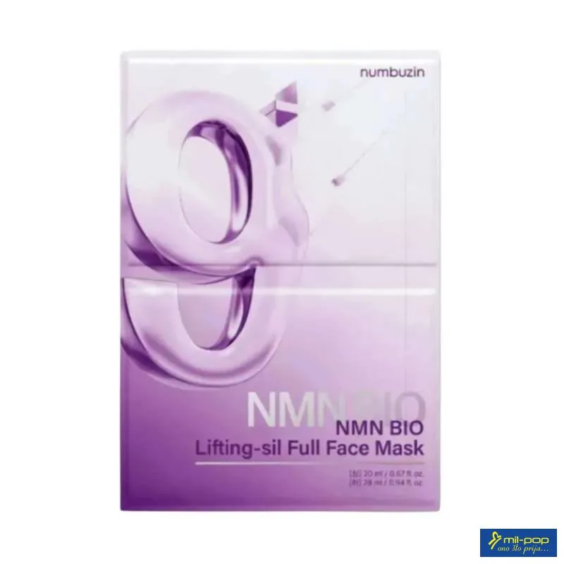 NUMBUZIN NO.9 NAD BIO LIFTING FULL COVER FACIAL MASK 1KOM 