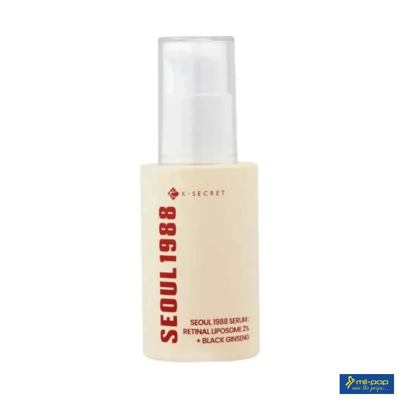 K-SECRET SEOUL 1988 SERUM : RETINAL LIPOSOME 2 % + BLACK GINSENG 30 ML 