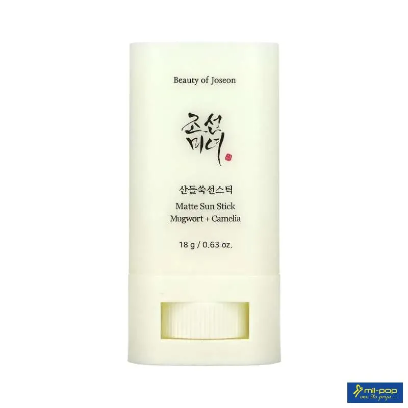 BOJ MATTE SUN STICK: MUGWORT + CAMELIA 18G 