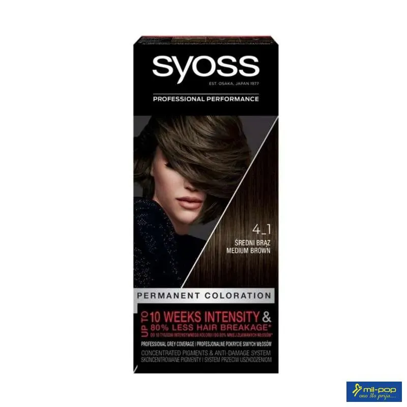 SYOSS COLOR 4-1 SREDNJE SMEĐA