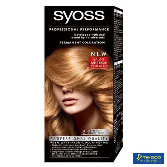 SYOSS COLOR 8-7 MED PLAVA