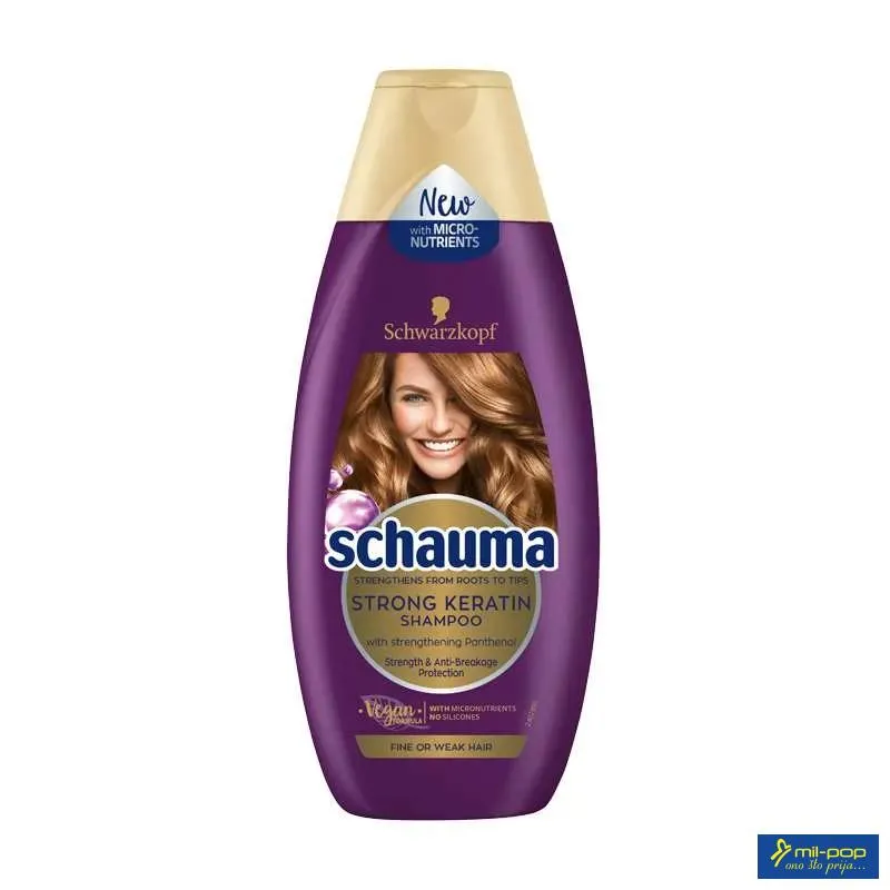 SCHAUMA SAMPON KERATIN STRONG 400ML