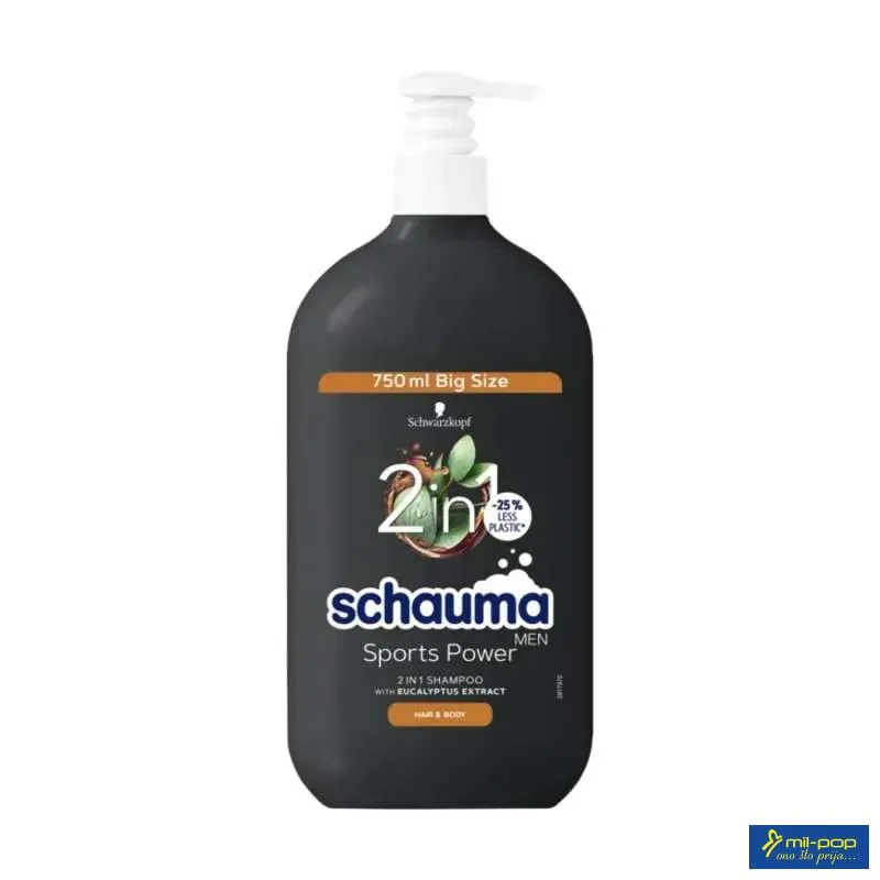 SCHAUMA SAMPON 750ML SPORTS POWER 750ML 