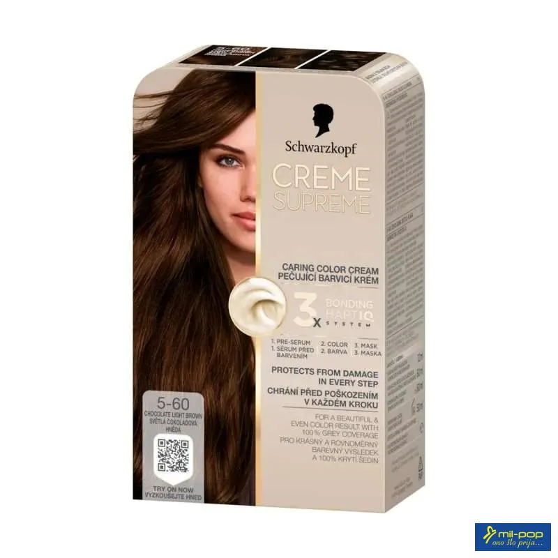 CREME SUPREME 5-60 COKOLADNO SVETLO SME?A 