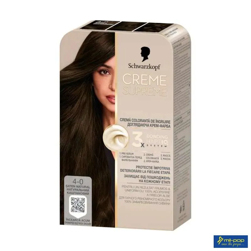 CREME SUPREME 4-0 PRIRODNO SME?A