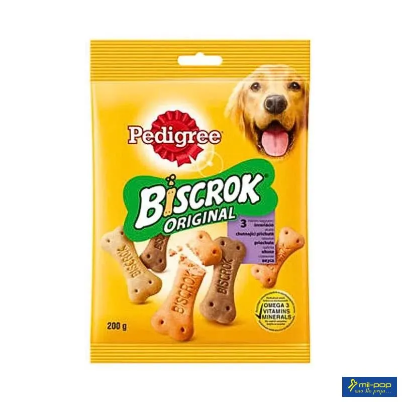 KEKSIĆI ZA PSE PEDIGREE BISCROK 200G 