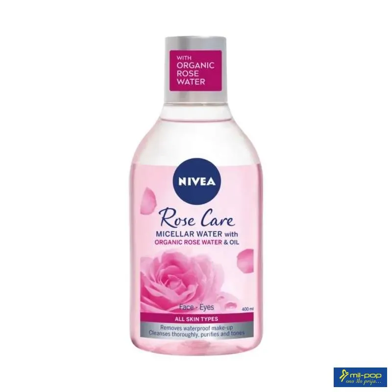 NIVEA MICELARNA VODA RUZINA VODA I ULJE 400ML 