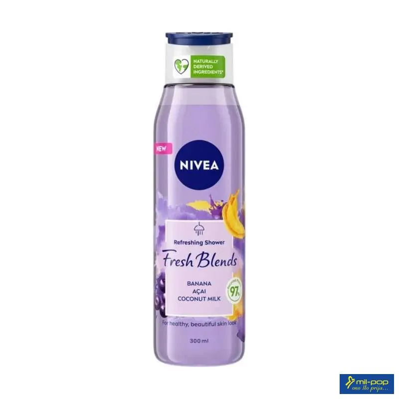 NIVEA GEL ZA TUSIRANJE FRESH BLENDS BANANA ACAI 300ML
