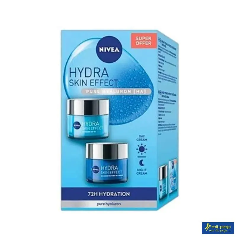 NIVEA HYDRA SKIN EFFECT SET ZA LICE 2/1 