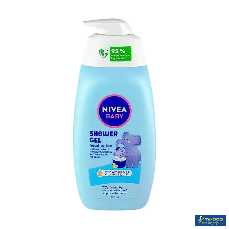 NIVEA BABY SHOWER GEL HEAD TO TOE 500 ML 