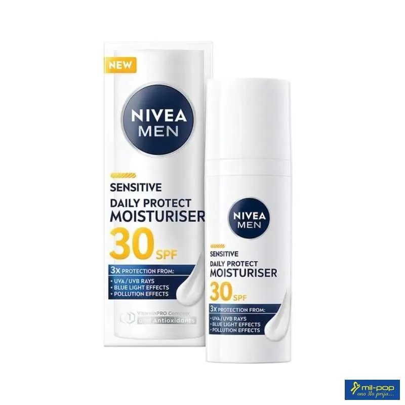 NIVEA MEN SENSITIVE HIDRANTNA KREMA ZA LICE SPF 30 