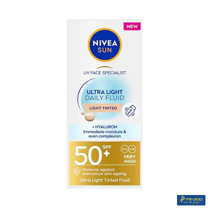 NIVEA SUN FLUID SVIJETLI SPF50+ 
